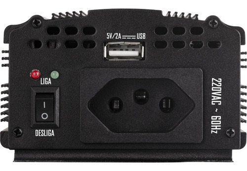 Imagem 6 de 7 de Inversor De Onda Modificada Hayonik 300w 12vdc/220v Usb - Pd