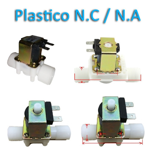 5pza Electroválvula Válvula Agua 3/4 Solenoide 110v Arduino (Usado)
