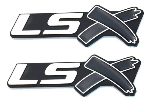 Aimoll Lsx - 2 Emblemas Para Guardabarros Laterales Y Malete