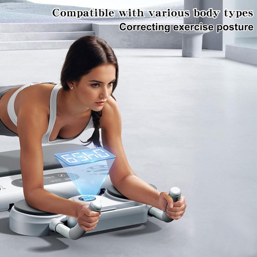 Ejercicio 5in1 Rodillo Abdominal Barras Push-up Ejercitador