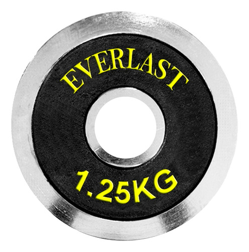 Disco Everlast Hierro Cromado Pase Olímpico 1.25kg - El Rey