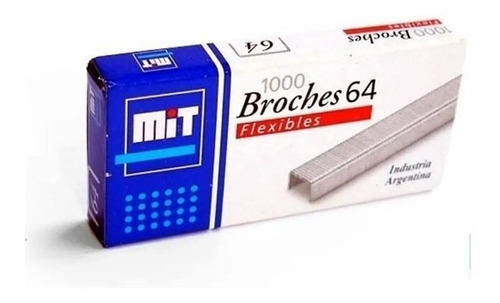 Broches Mit Para Abrochadora 64 Cajita (1000 U)