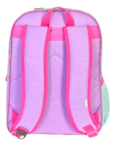 Mochila Barbi3 Primaria Hada Escolar Reforzada Color Baribie Lila Diseño De La Tela Lisa 3d