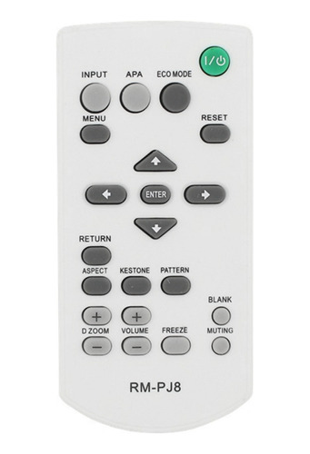 Control Remoto De Repuesto Universal Para Proyector Rm-pj8 P