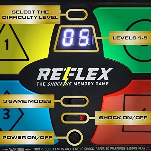 Paladone Lightning Reaction Reflex Shocking Memory Game - Ju