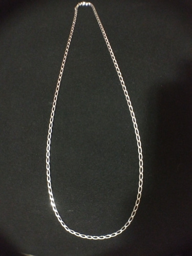 Imagen 4 de 5 de Cadena Plata Fina 925 Tejido Éxito Mujer Hombre Unisex 55cm