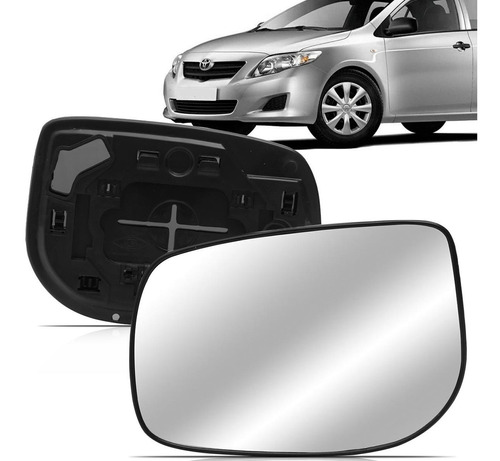 Lente Espelho Retrovisor Corolla 08 09 10 11 12 13 14