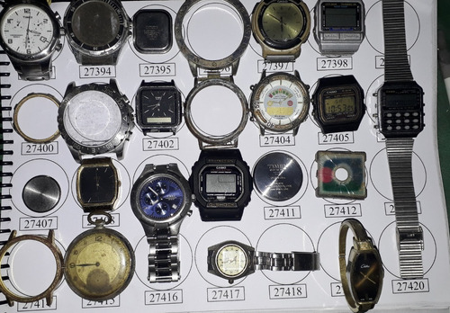 Lote 99 Sucatas Casio E Outros- Máquina Do Tempo