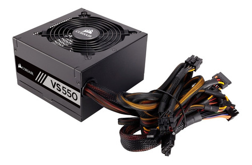 Imagen 2 de 6 de Fuente De Poder Gamer Corsair Pc 500w Certificada 80 Plus Gpu Atx 20+4 Pines Garantia