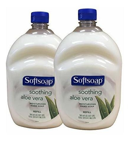 Jabón Softsoap Calmante De Aloe Vera Hidratante De La Mano R