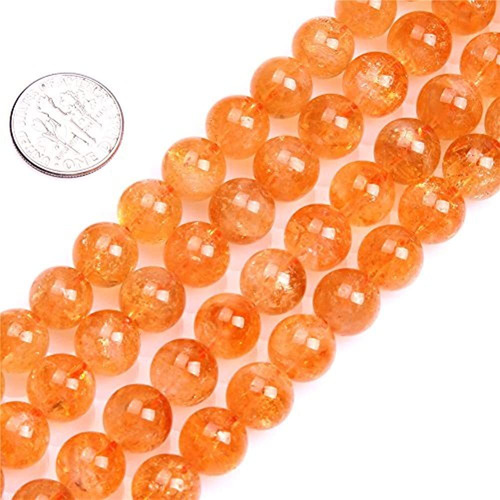 Joe Foreman Citrine Beads Para La Fabricación De Joyas Natur