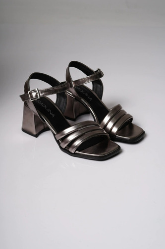 Sandalias Fiesta Mujer Plataforma Taco Noche Liviana Layla