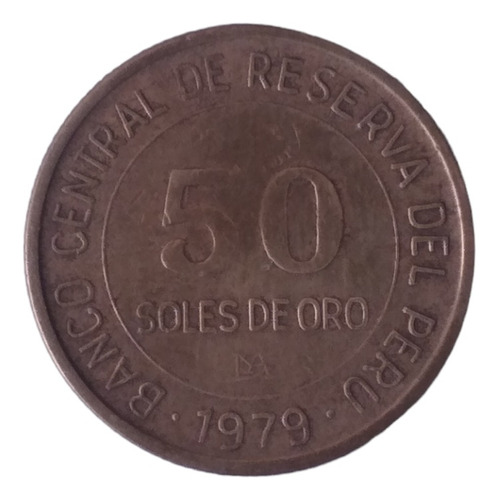 50 Soles De Oro De 1979 Perú 