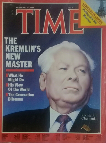 Time En Ingles. Konstantin Chernenko,the Kremlins New Master