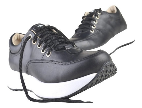Imagen 6 de 6 de Zapatillas Urbanas De Mujer De Cuero Panter - Ferraro