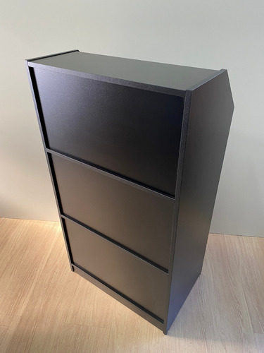 Balcão De Atendimento Infinitilux Moveis Vallet Comercios Recepcao Preto Com 110cm De Altura X 60cm De Largura X 40cm De Profundidade
