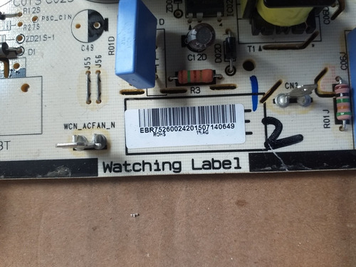 Imagem 2 de 3 de Placa LG Condensadora Inverter Usuq092wsg3 Ebr75260024