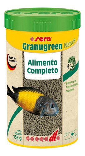 Sera Granugreen Nature - 135g - Ração Peixes