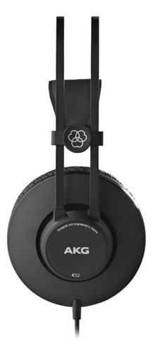 Fone De Ouvido Akg K52 Fechado De Estúdio Com Fio