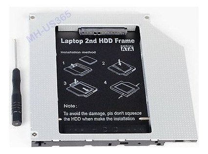 2 º Pata Ide A Sata Disco Duro Hdd Ssd Caddy Adaptador Para