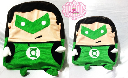 Mochila Linterna Verde Super Heroes 