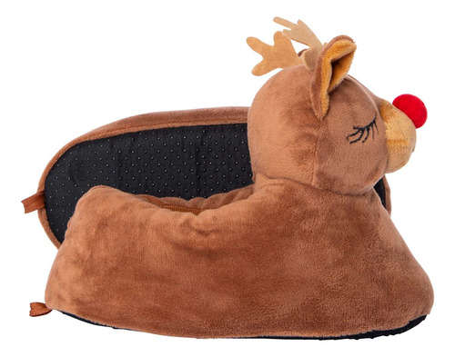 Pantuflas Navideñas Reno 3d