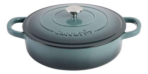 Crock Pot Artisan Enameled Cast Iron Braiser W/lid, 5 Qua...