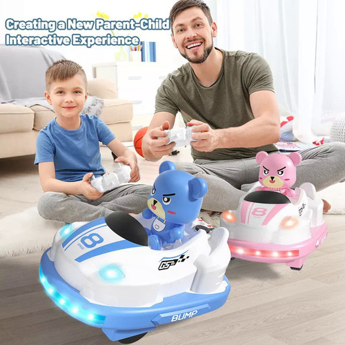 P * Nuevo Regalo De Navidad Rc Battle Bumper Car For Dos