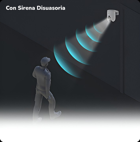 Camara Ip Domo 360° 4mp Full Hd Wifi Audio Ezviz Graba H.265 Color Blanco