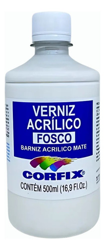Verniz Acrílico Corfix Fosco 500ml