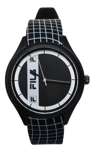 Reloj De Pulsera Fila Para Unisex 38-321-202 Negro Color de la correa Negro 2
