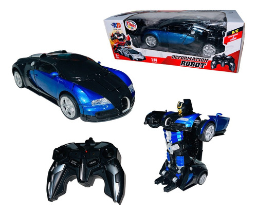 Carro A Control Remoto Transformers Bugatti Nightwave 