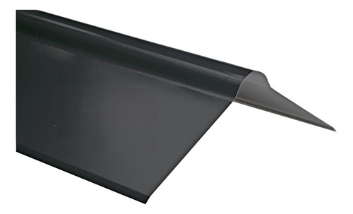 Cumbrera De Chapa Prepintada C25 X 2,44mts De Largo Curia Color Gris