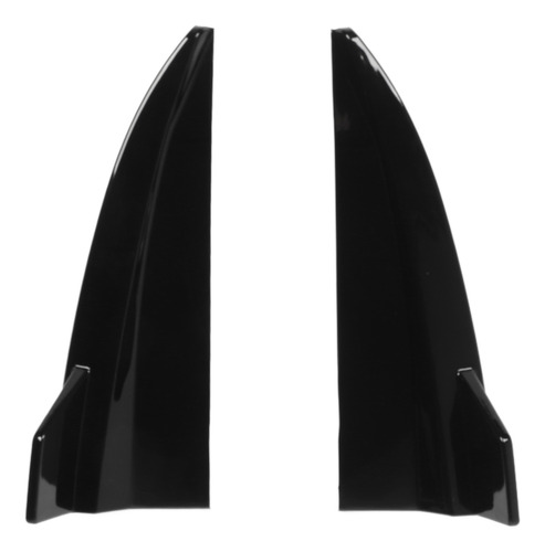 Difusor De Parachoques Trasero Negro, 1 Par, Lado Izquierdo