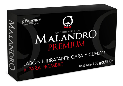 Jabón Hidratante Para Cara Y Cuerpo 100 Gr Malandro