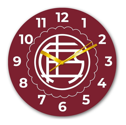 Reloj De Pared De Club Atlético Lanus