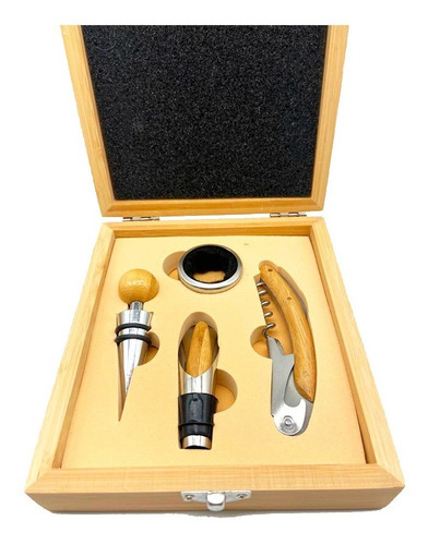 Set De Vino Racing Club Con Destapador Automatico