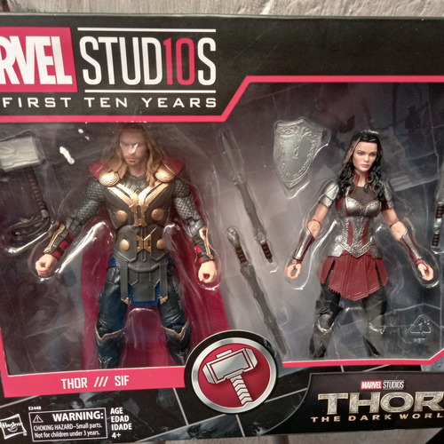 Marvel Legends Thor Con Lady Sif Marvel Studios 10 Años (Usado)
