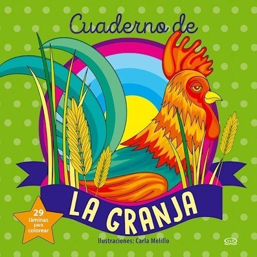 Cuaderno De La Granja - Laminas Gigantes Colorear - V&r 