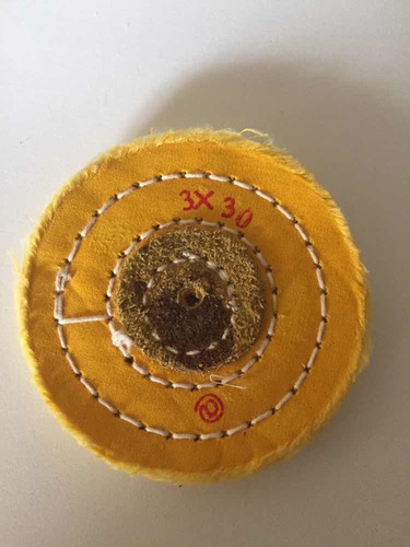 Mopa De Pulir Amarilla 3x30(8$) Por 2 Unidades
