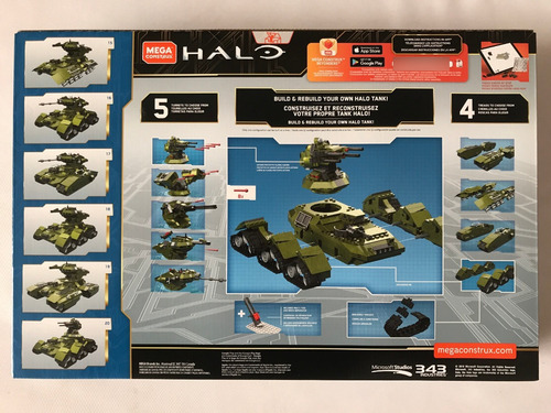 Tanque Scorpion Unsc Halo Mega Construx Pro Builders Ggg61 1014 (Usado)