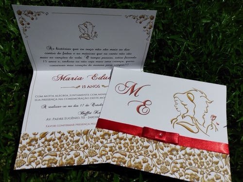 Imagem 9 de 10 de 60 Convites Casamento, Debutante+fitacetim +120 Individuais