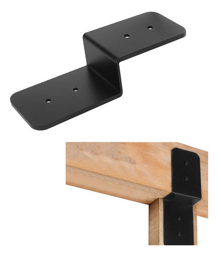 Yo 4 Soportes Z De, Soportes De Poste, Fijación De Metal