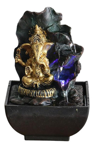 ' Estatua De Buda Fuente De Agua De Mesa Dios 13cmx13cmx19cm