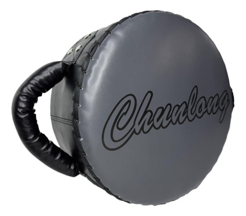 Punch Kick Target Focus Pad Redondo De Cuero Pu Bolsa Gris