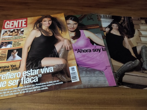 (rp179) Romina Yan * Tapa Revista + 5 Pgs * 2001