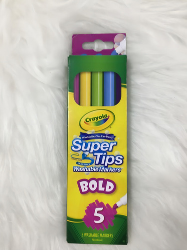 Canetinha Crayola Super Tips C/ 5 Unid