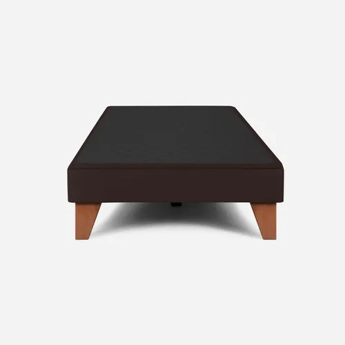 Base Cama Europea Rosen 1,5 Plazas 105 X 200 Cm Chocolate
