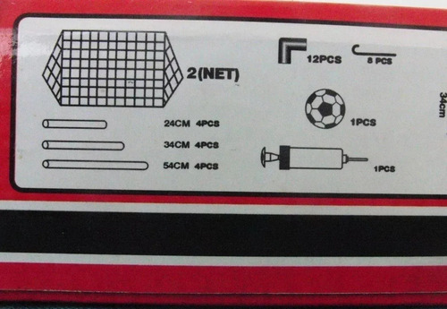 Arquería De Futbol Con Balón Pelota Porteria 2 En 1