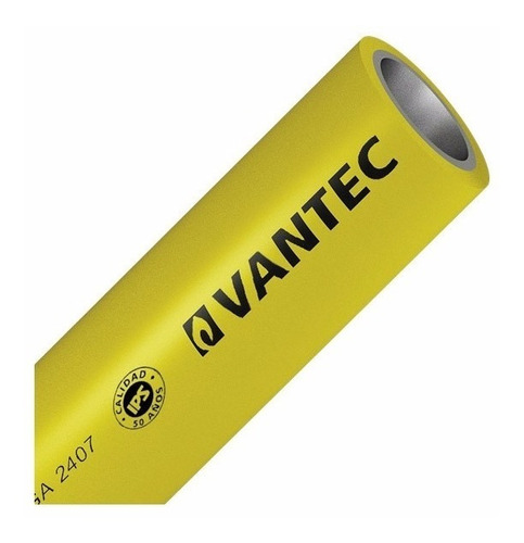 Caño Para Gas 20 Mm. Termofusión Vantec Sigas Amarillo